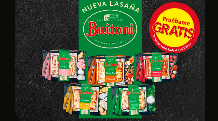 Prueba las lasañas o canelones de Buitoni gratis